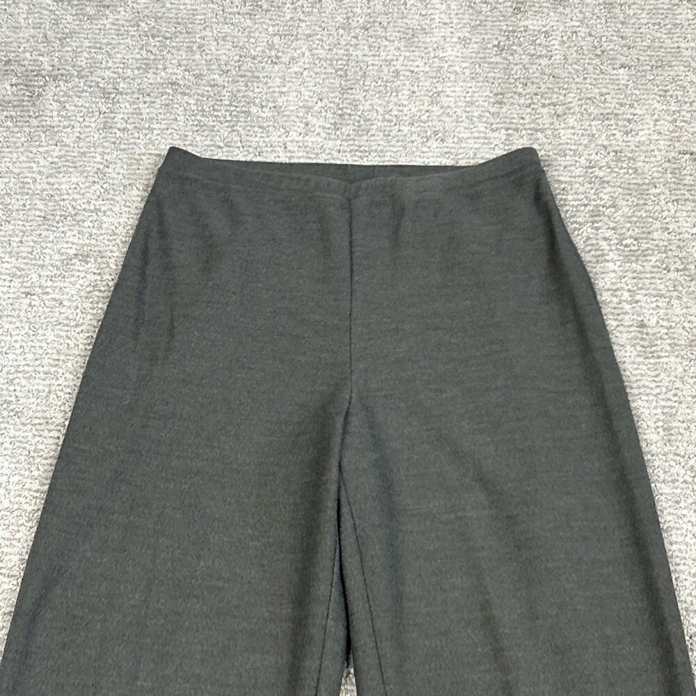 Eileen Fisher Pants Womens Small Wool Straight Leg Gray Green Pull On Stretch - Picture 2 of 7